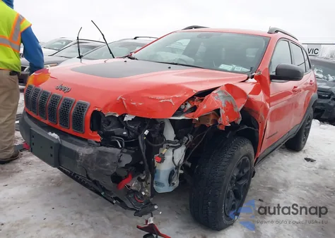 2021 Jeep Cherokee Trailhawk 4X4 из США, поврежденный, VIN 1C4PJMBX4MD113879